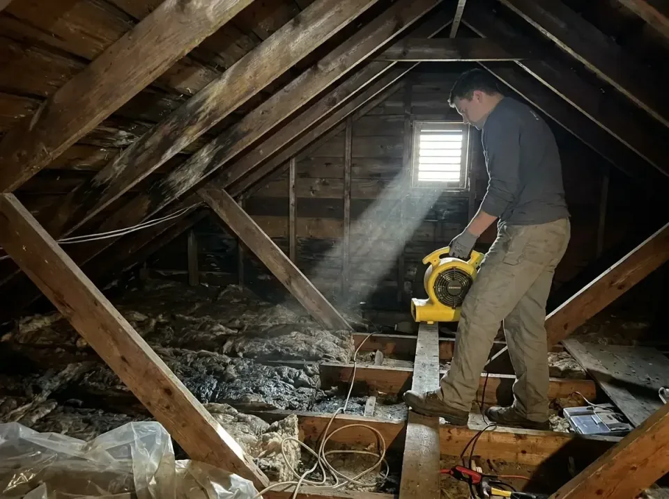 attic-water-damage-drying-proc-007 — frequently asked questions, Emergency Water Extraction & 24/7 Flood Response in Navarre…